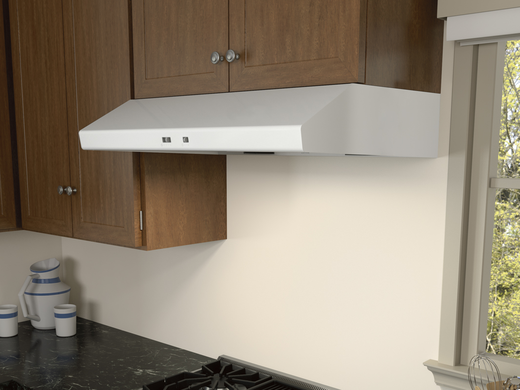 30 in. 600 CFM Under Cabinet Range Hood with Light in Stainless Steel