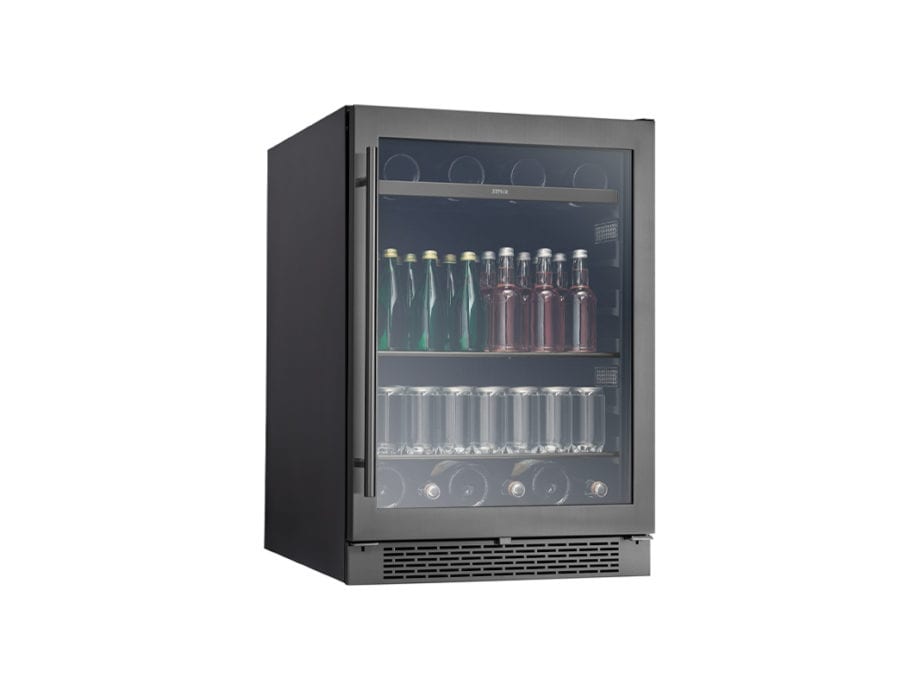 Zephyr Presrv™ Black Stainless Single Zone Beverage Cooler Zephyr