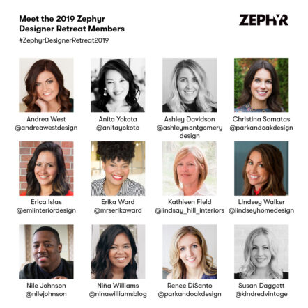 Meet the 2019 Zephyr Designer Retreat Members