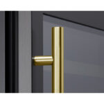 PRHAN-C102 Contemporary Door Handle in Brushed Gold for Presrv™ Black Stainless Wine & Beverage Coolers