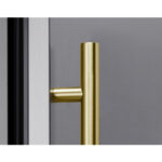 PRHAN-C102 Contemporary Door Handle in Brushed Gold for Presrv™ Outdoor Beverage Cooler