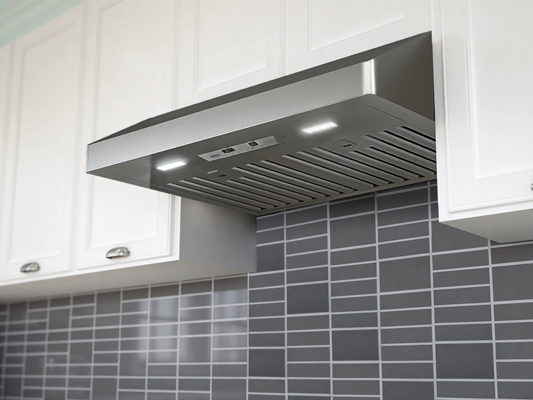 AK71xxBx, Zephyr Gust Under-Cabinet Range Hood with the LumiLight LED Lighting