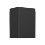 Z1C-00MEMB matte black duct cover for use with Zephyr Mesa Wall and Apex Wall range hoods