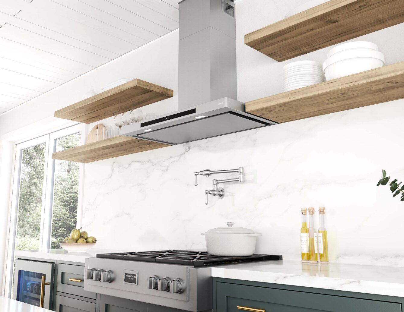 DVS-A Zephyr Vista Wall range hood