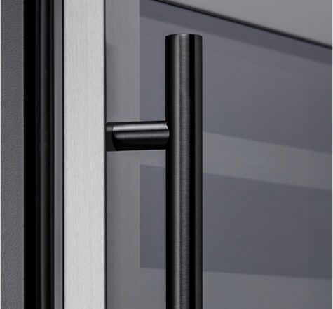 Presrv™ Contemporary-Style Matte Black Door Handle Optional Accessory