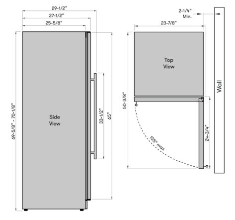 Full Size Cooler Dimensions