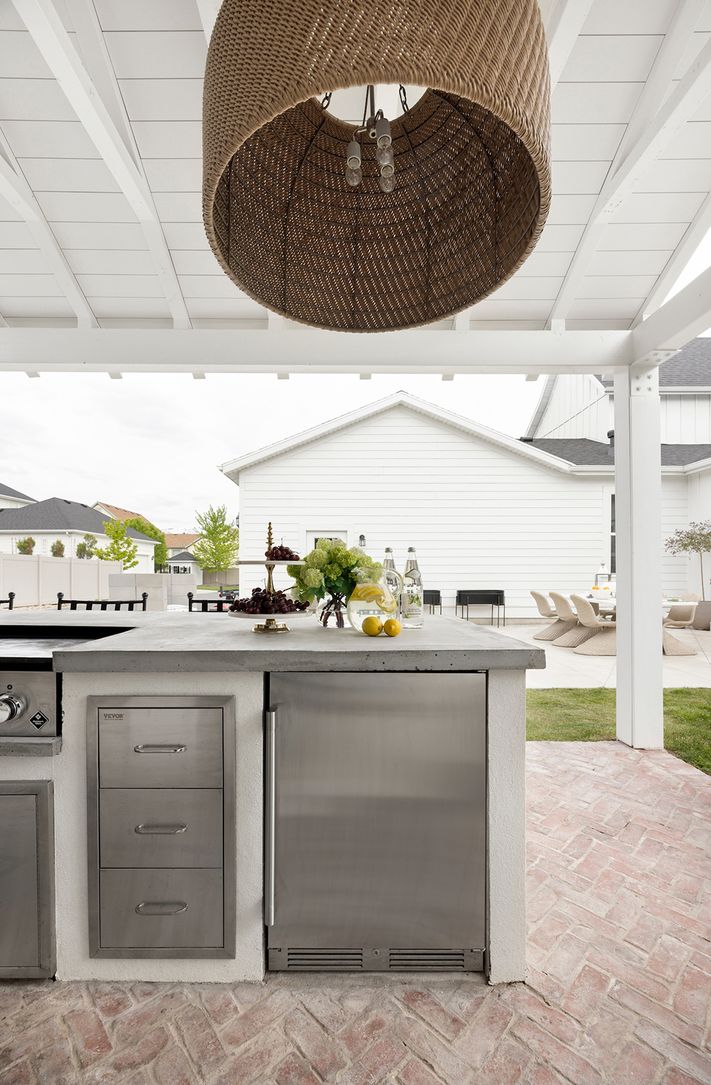 Featuring the Zephyr Presrv® Outdoor Refrigerator; Designed by Andrea West