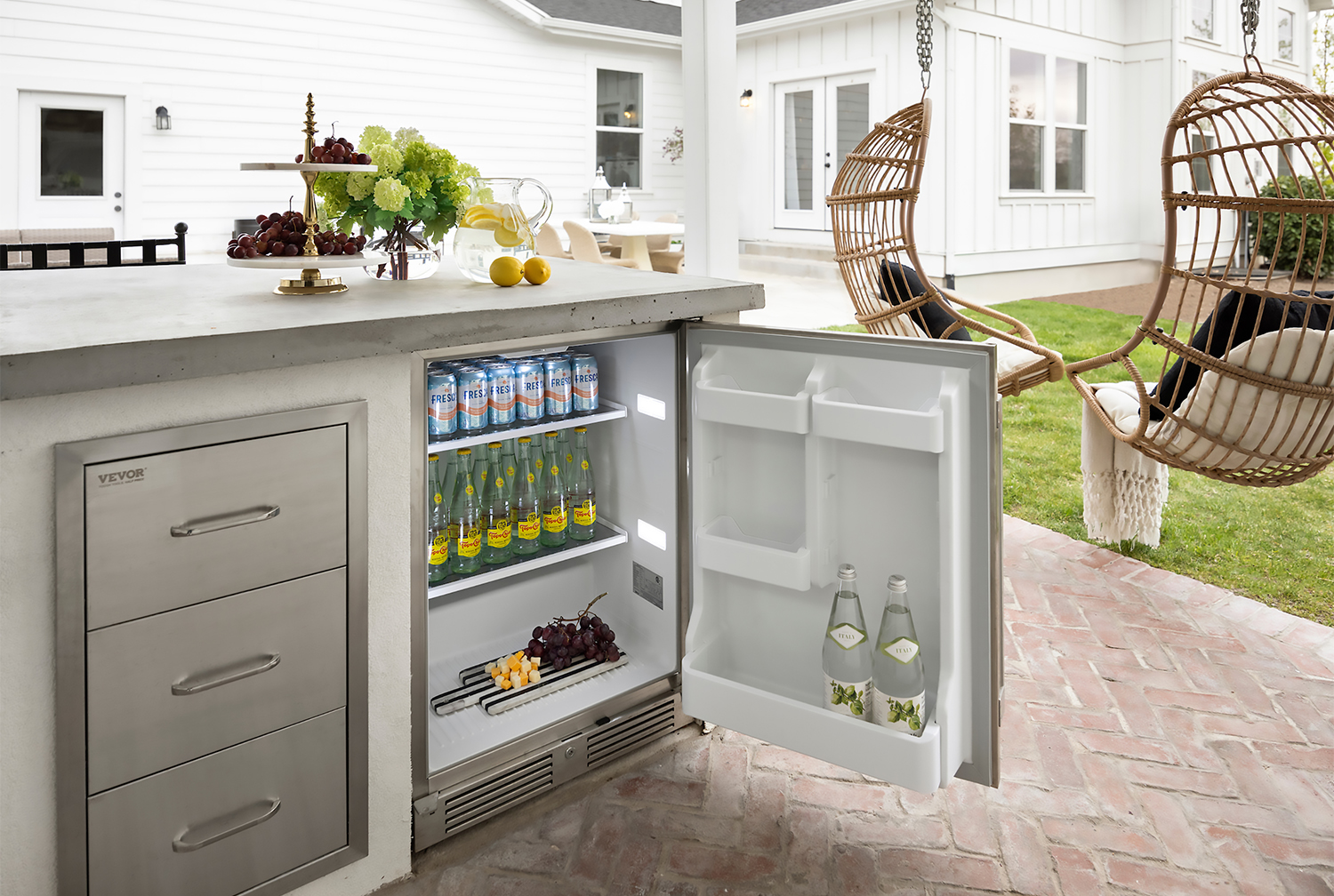 Featuring the Zephyr Presrv® Outdoor Refrigerator; Designed by Andrea West