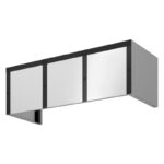 BKDC1xx12AMB 12" Duct Cover Banding Kit in Matte Black for Zephyr Forte Wall Custom Hood