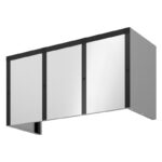BKDC1xx18AMB 18" Duct Cover Banding Kit in Matte Black for Zephyr Forte Wall Custom Hood