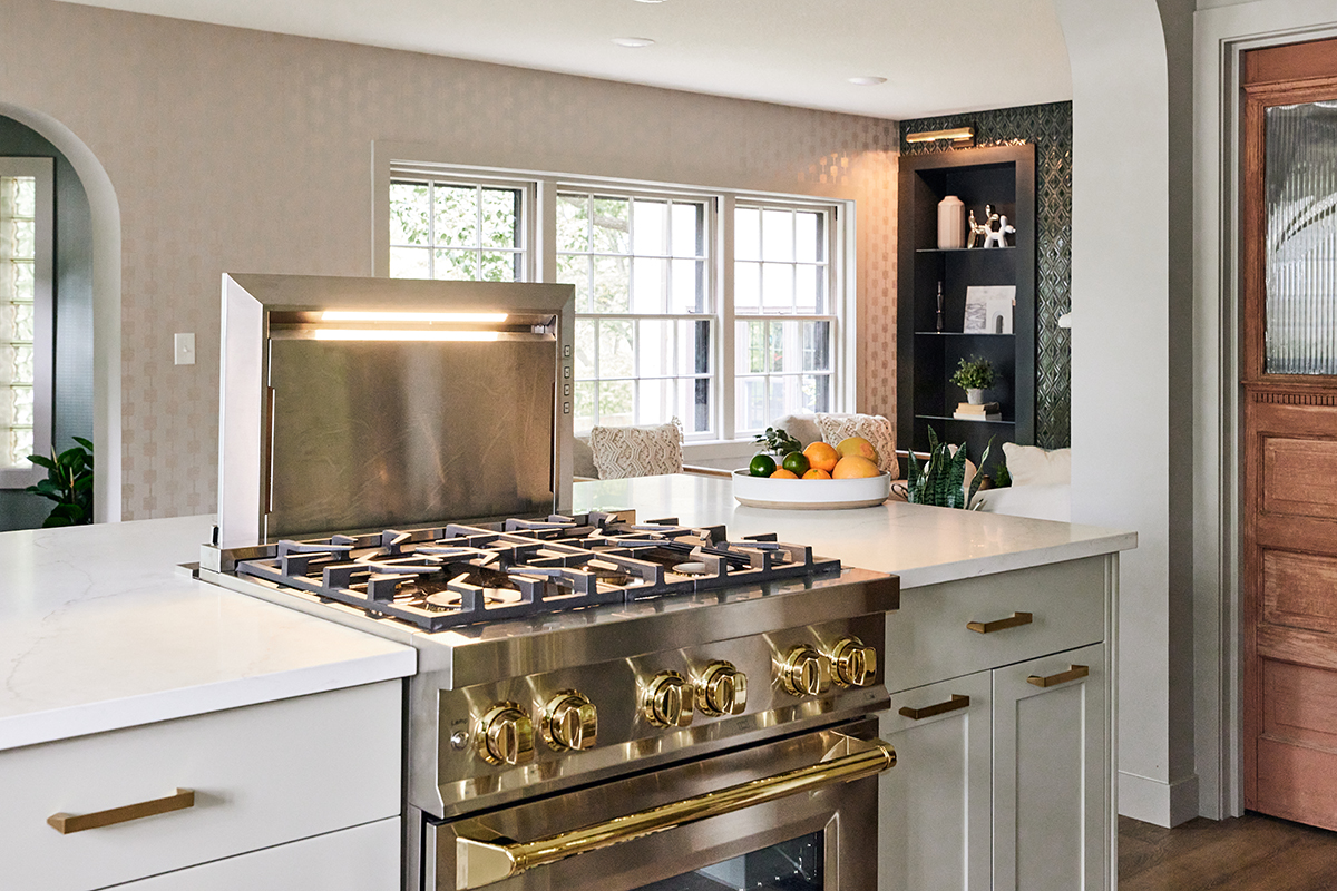 Zephyr Lift Downdraft, one of the top holiday appliances for holiday entertaining and hosting