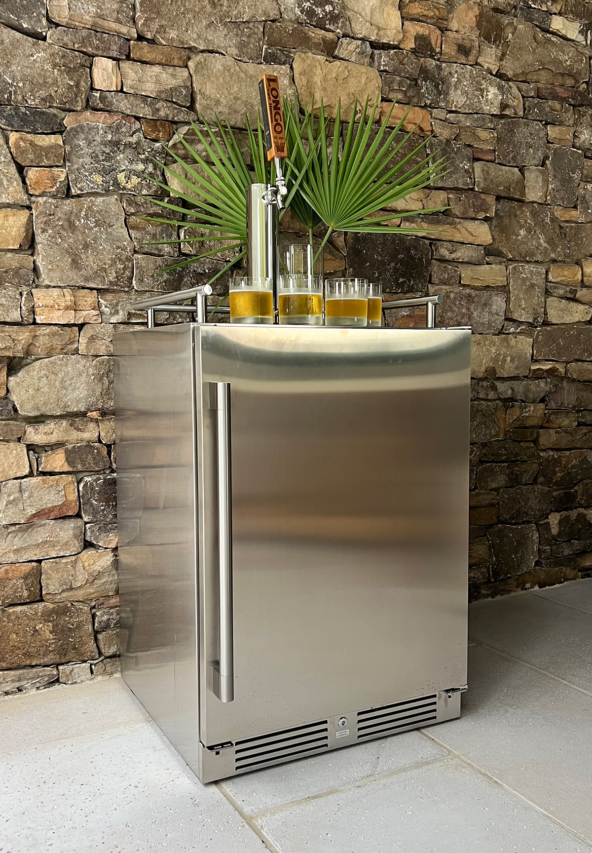 Zephyr Presrv® Outdoor Kegerator & Beverage Cooler | Design by Mister + Mrs Sharp