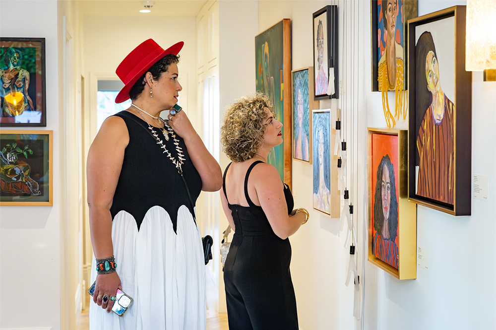 Zephyr & Una Malan Celebrate Justina Blakeney's Solo Exhibition, California Poppy