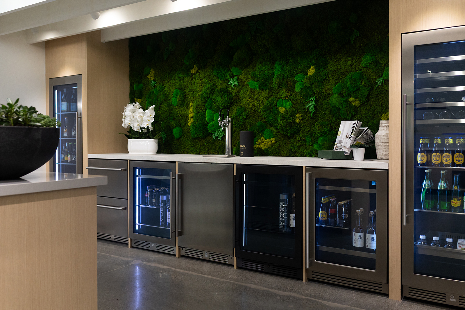 Zephyr Design & Experience Center Grand Opening in Alameda, California. Featuring the Presrv™ Refrigeration outdoor products