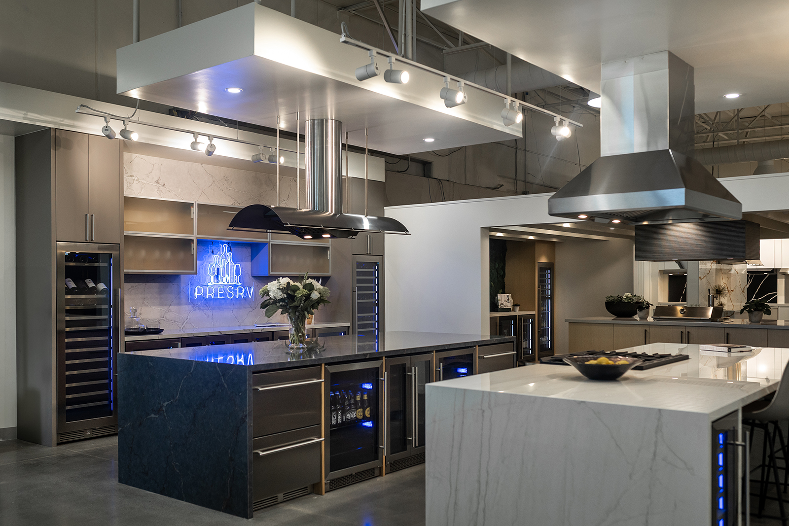 Zephyr Design & Experience Center Grand Opening in Alameda, California. Featuring the Zephyr Range Hoods and Presrv™ Refrigeration products