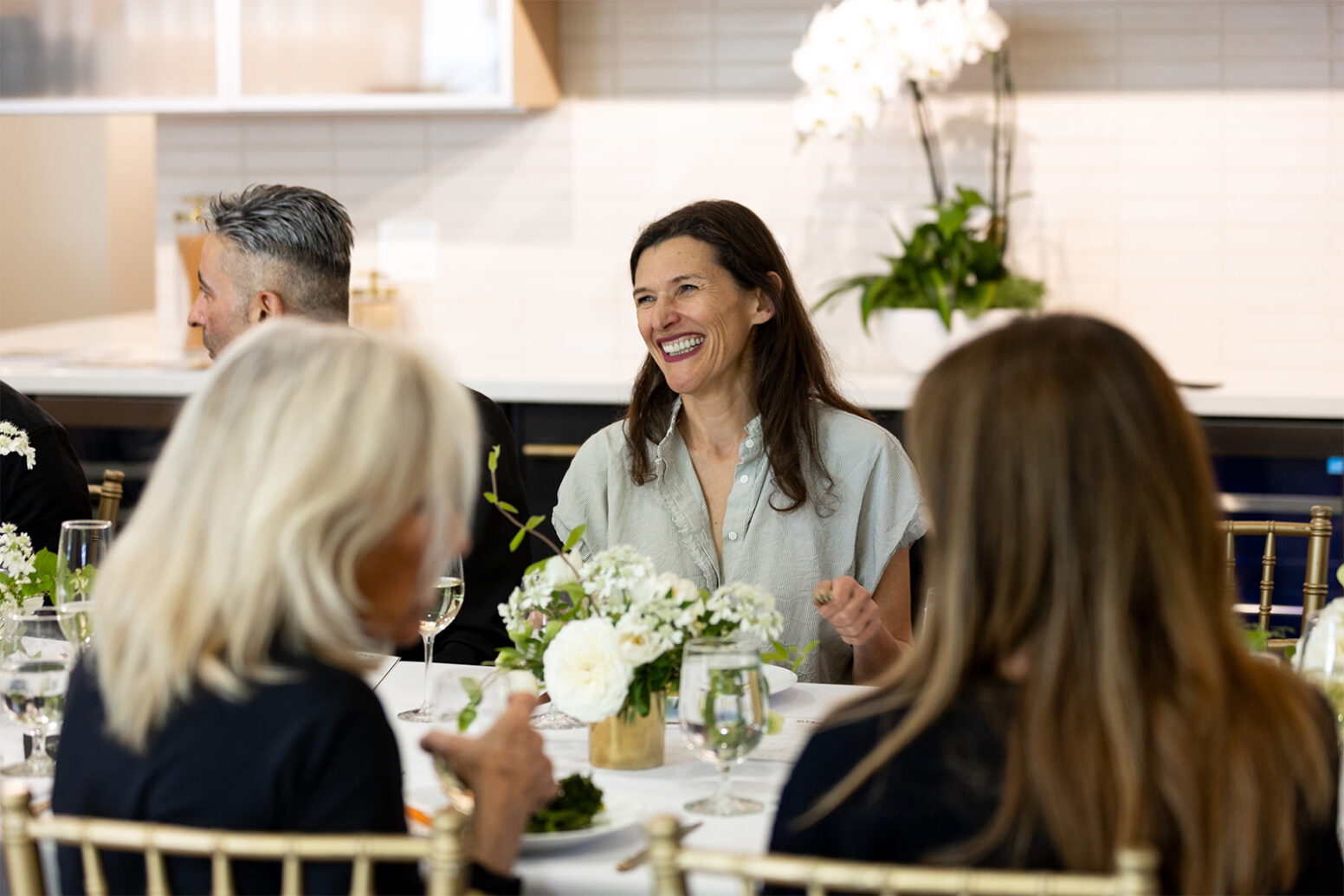 LUXE Interiors + Design 2025 Gold List Winners at the Luxe Gold List Luncheon at Zephyr Design & Experience Center in Alameda, CA