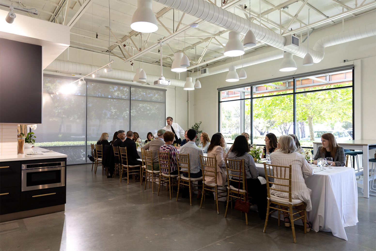 LUXE Interiors + Design 2025 Gold List Winners at the Luxe Gold List Luncheon at Zephyr Design & Experience Center in Alameda, CA