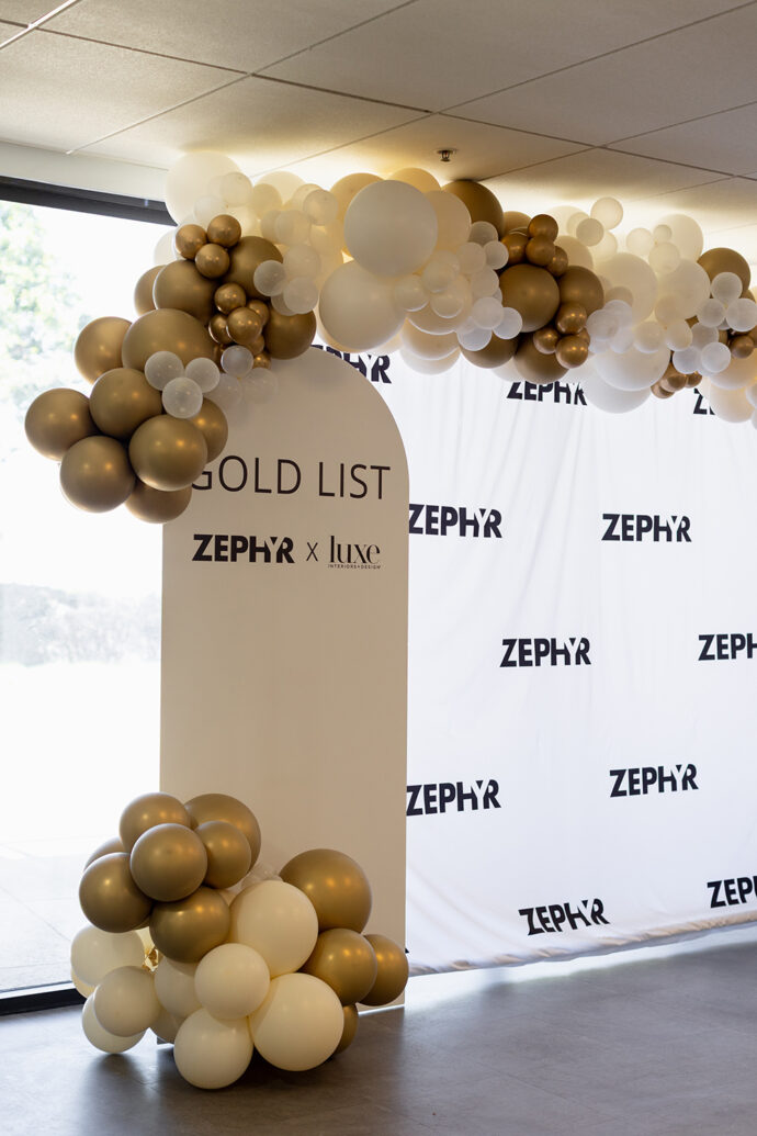 LUXE Interiors + Design 2025 Gold List Winners at the Luxe Gold List Luncheon at Zephyr Design & Experience Center in Alameda, CA