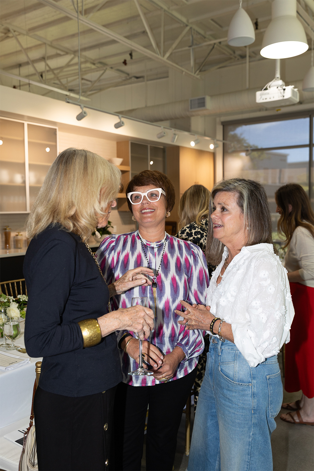LUXE Interiors + Design 2025 Gold List Winners at the Luxe Gold List Luncheon at Zephyr Design & Experience Center in Alameda, CA
