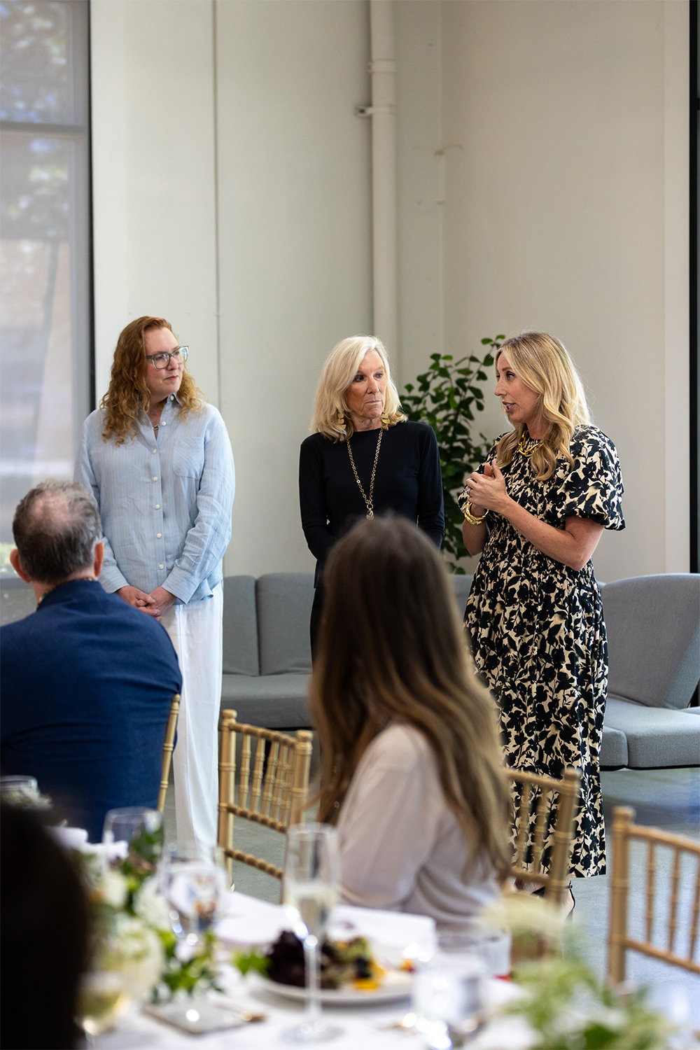 LUXE Interiors + Design 2025 Gold List Winners at the Luxe Gold List Luncheon at Zephyr Design & Experience Center in Alameda, CA