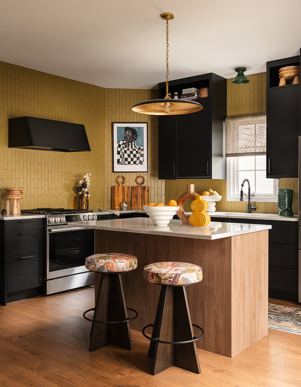 Beth Diana Smith Interior Design featuring the Mesa Wall in matte black