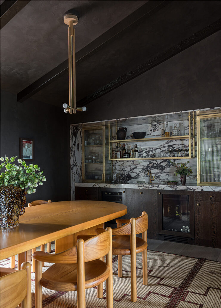 Hommeboys Interiors Carmel Valley ranch redesign; Zephyr Monsoon Connect, Zephyr Presrv™ Panel Ready Wine & Beverage Coolers