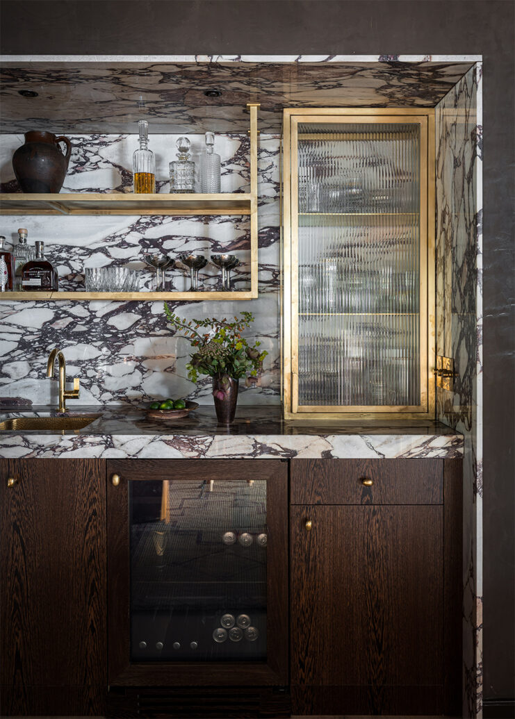 Hommeboys Interiors Carmel Valley ranch redesign; Zephyr Monsoon Connect, Zephyr Presrv™ Panel Ready Wine & Beverage Coolers